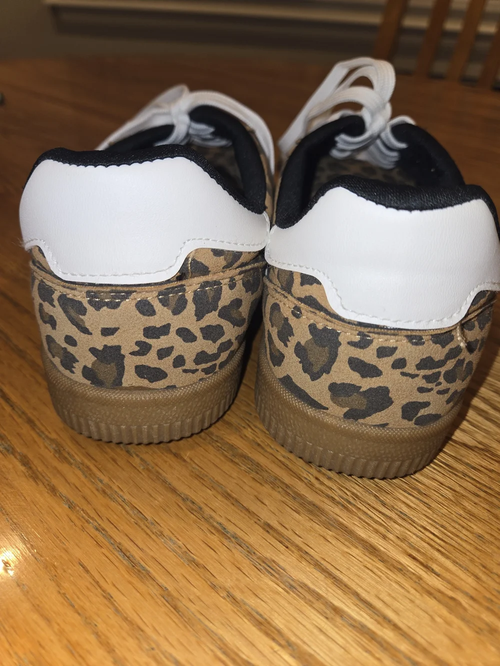 Madden Girl Women's Leopard Print Low Top Lace-Up Sneakers Tan/Black/White 10